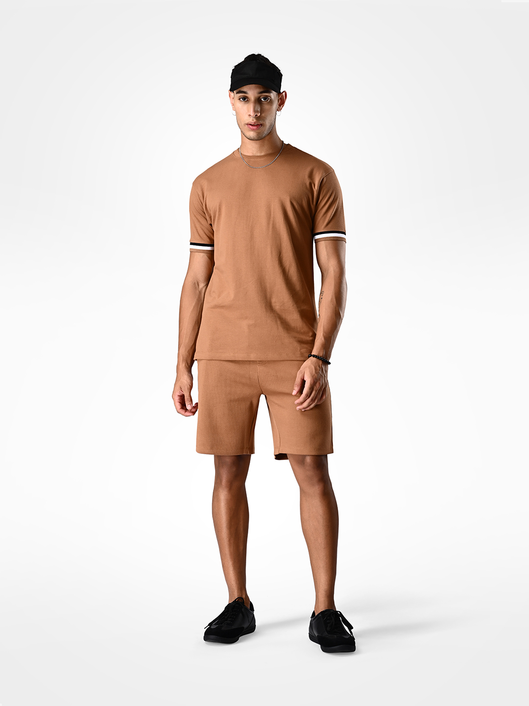 Supa Sturdy Brown Pique Polycotton T-shirt (2)