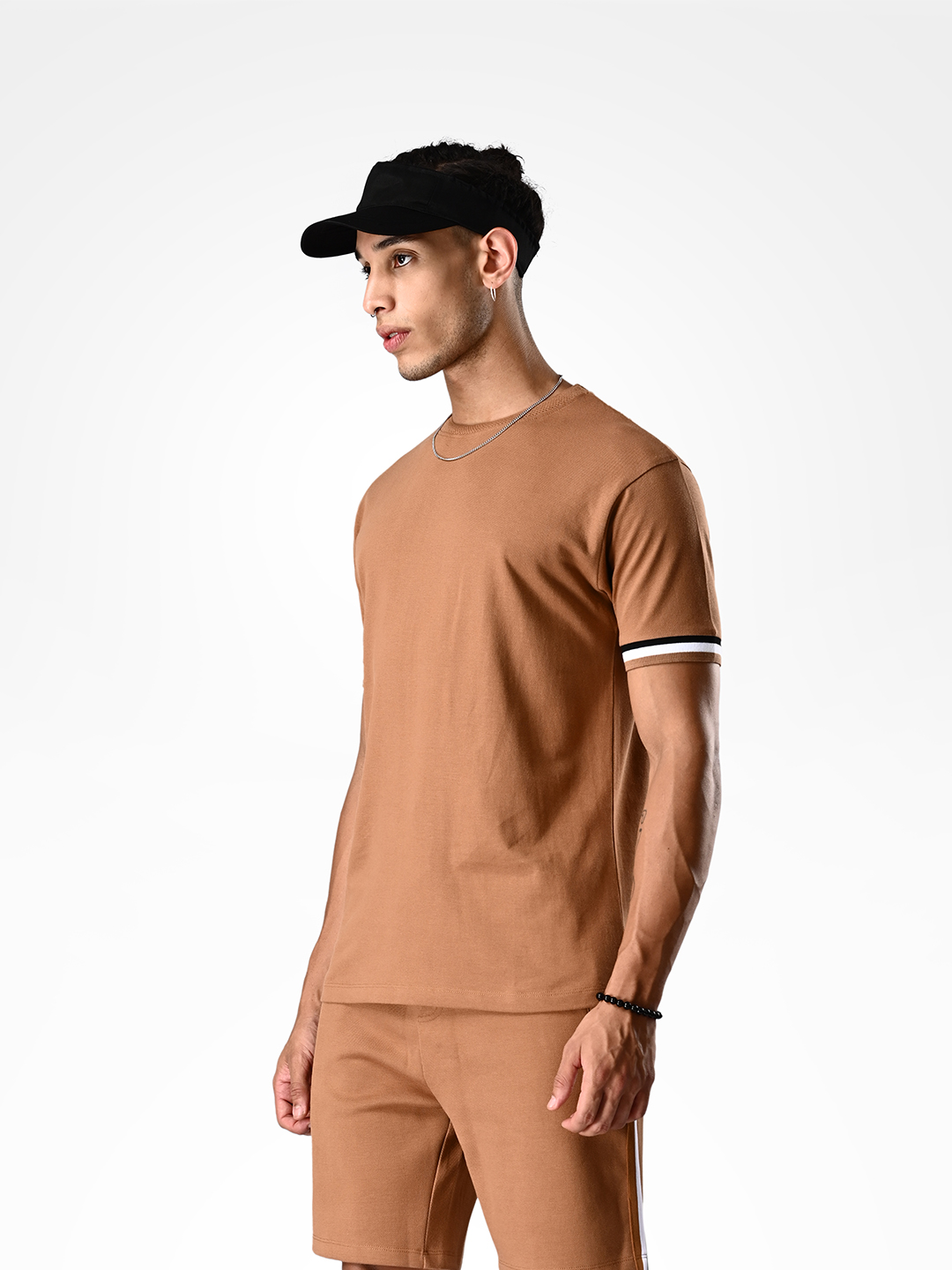 Supa Sturdy Brown Pique Polycotton T-shirt (3)