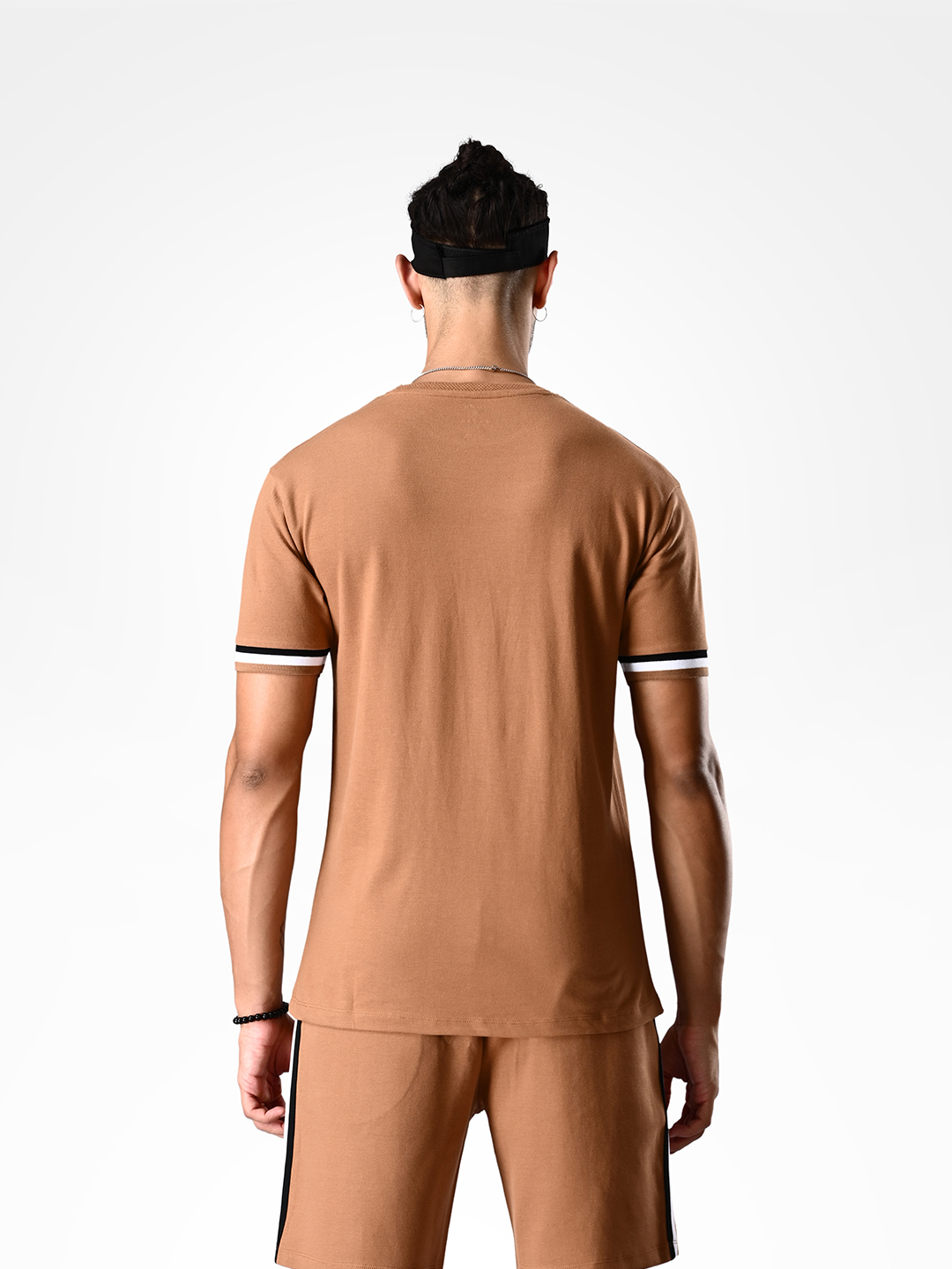 Supa Sturdy Brown Pique Polycotton T-shirt (4)