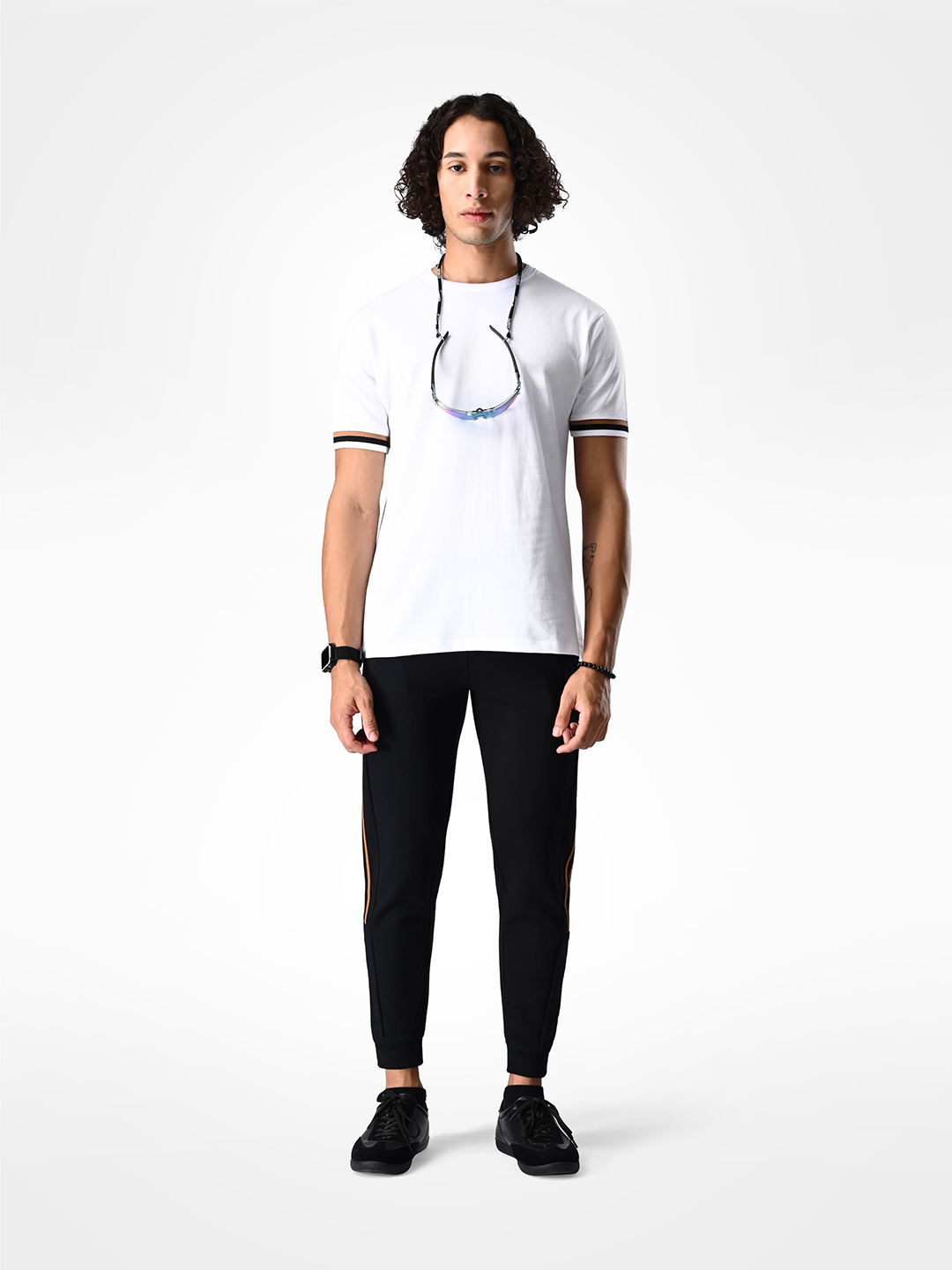 Supa Sturdy White Pique Polycotton T-shirt (5)