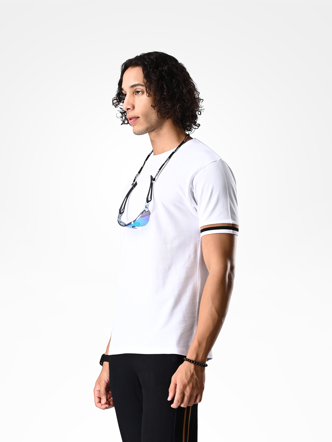 Supa Sturdy White Pique Polycotton T-shirt (2)