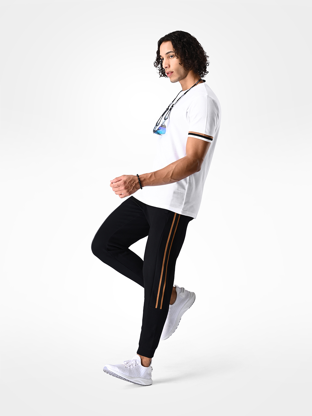 Supa Sturdy White Pique Polycotton T-shirt (4)