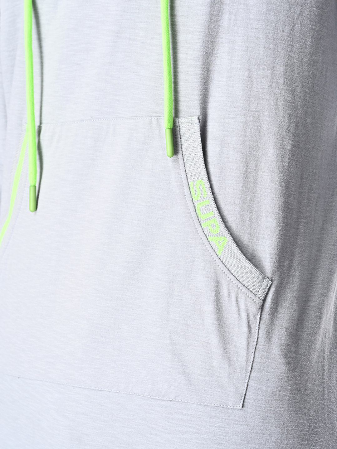 Supa Stylish Comfortable Steel Grey Hoodie T-shirt (6)