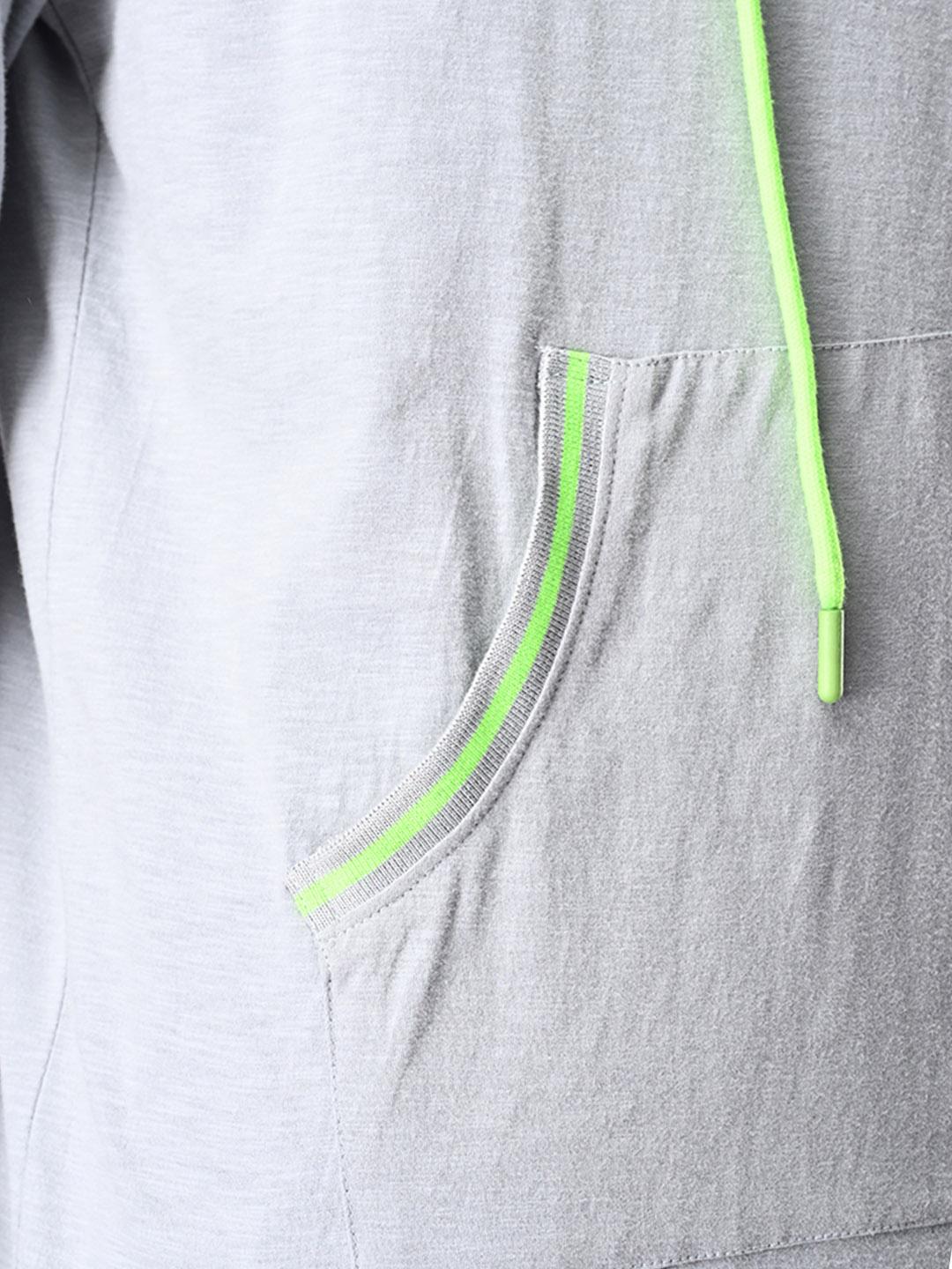 Supa Stylish Comfortable Steel Grey Hoodie T-shirt (7)
