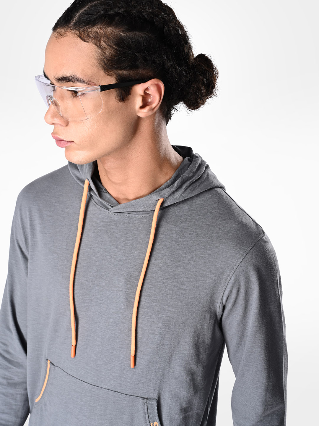 Supa Stylish Elephant Grey Hoodie T-shirt (9)