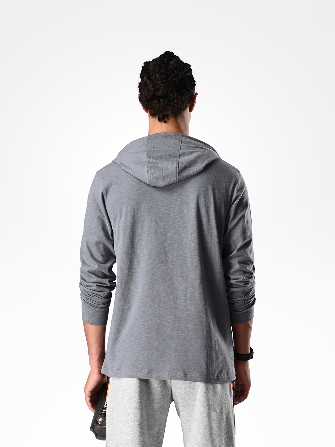 Supa Stylish Elephant Grey Hoodie T-shirt (4)