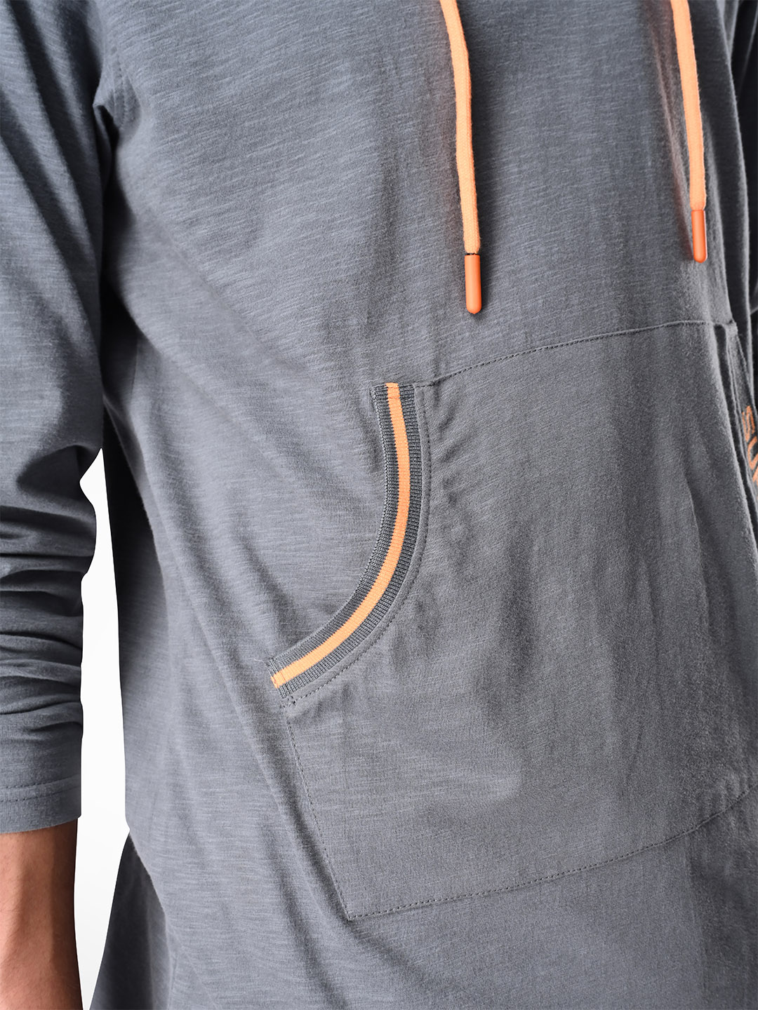 Supa Stylish Elephant Grey Hoodie T-shirt (8)