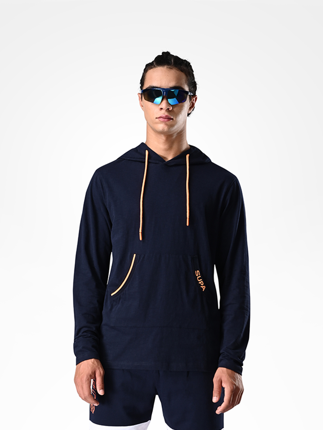 Stylish Midnight Navy Hoodie T-shirt