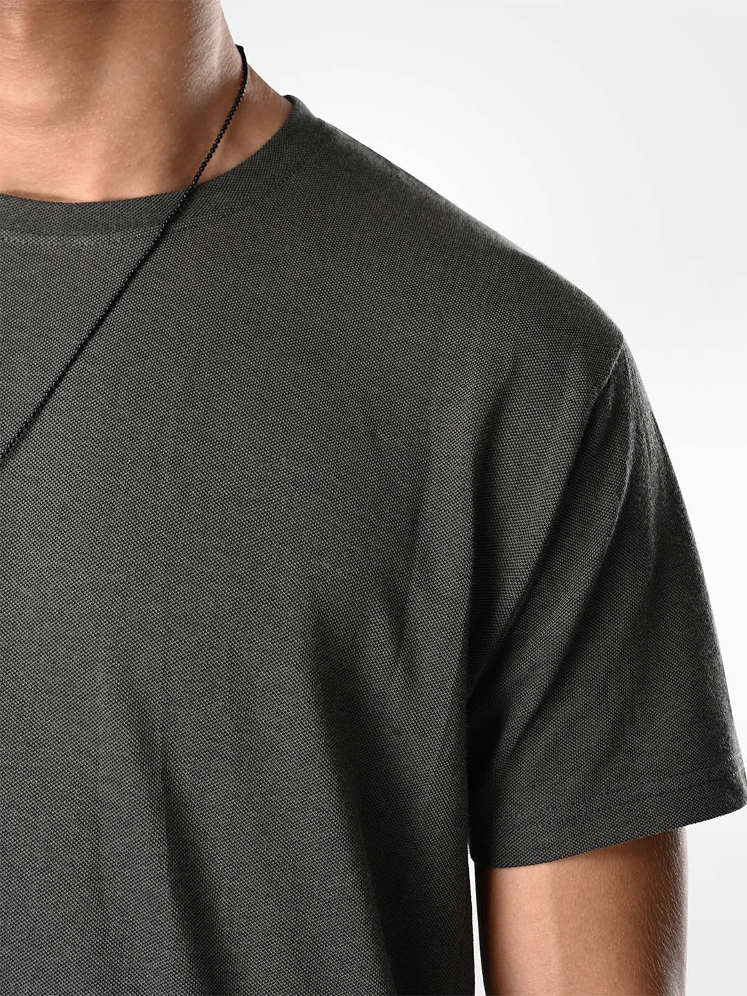 Supa Sustainable Core Anthra Melange Polycotton T-shirt (4)