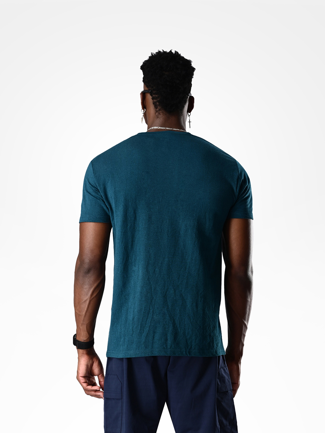 Supa Sustainable Core Blue Melange Crew (3)