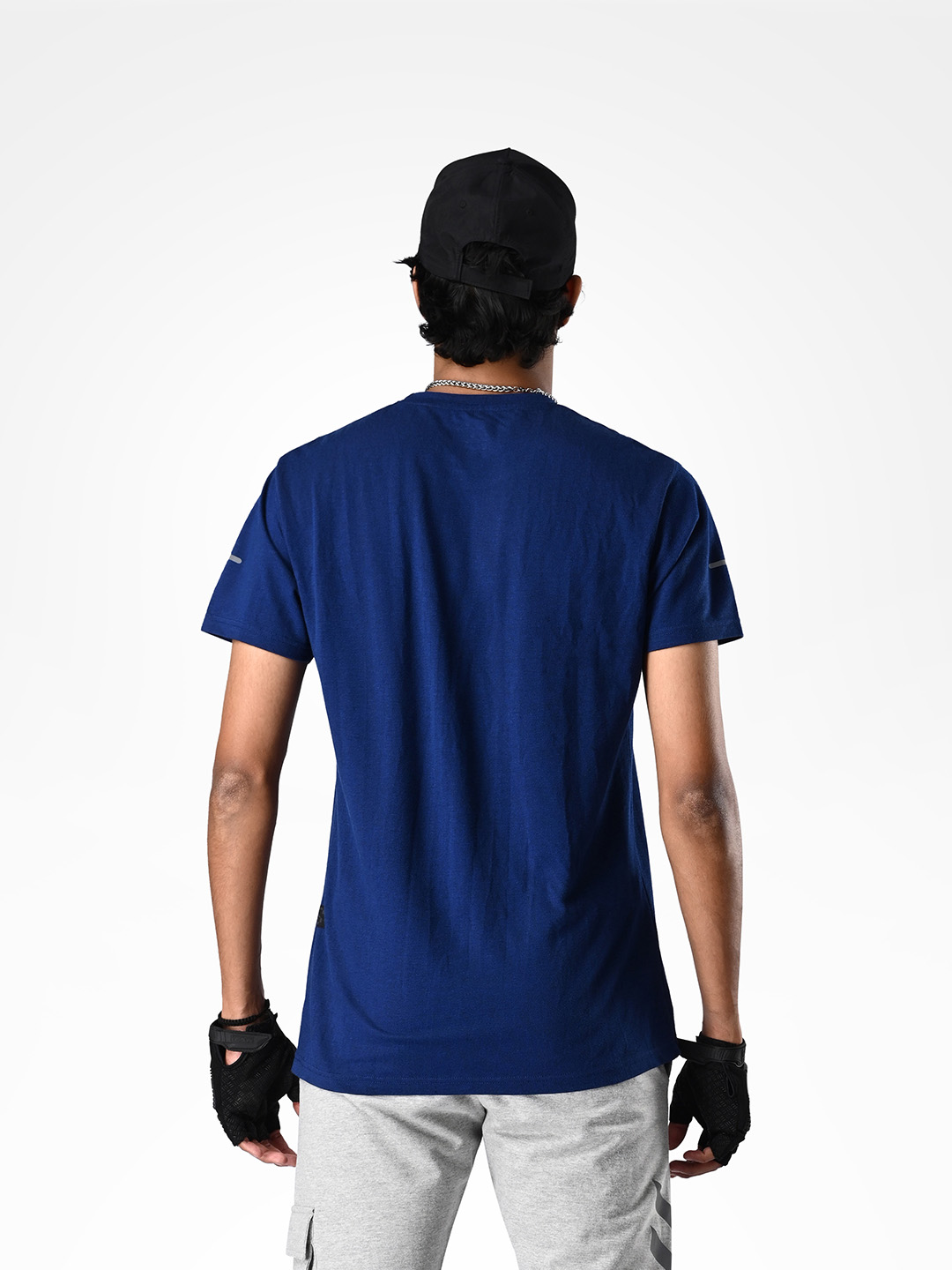 Supa Sustainable Core Navy Polycotton T-shirt (3)