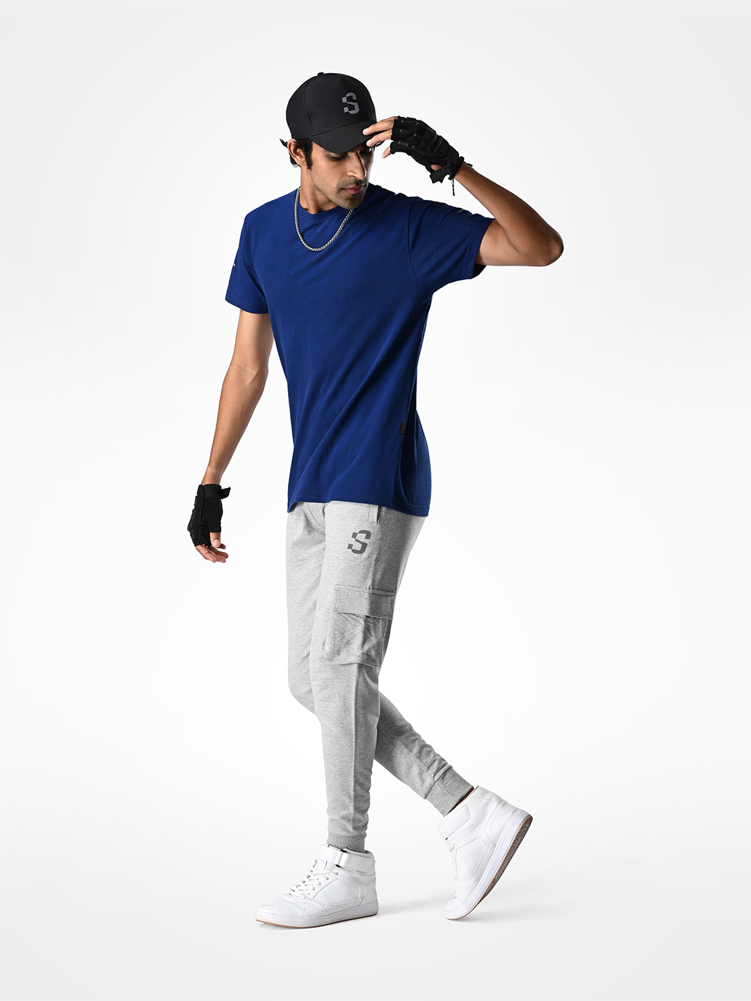 Supa Sustainable Core Navy Polycotton T-shirt (8)