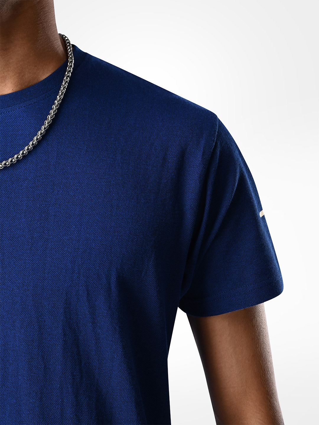 Supa Sustainable Core Navy Polycotton T-shirt (4)