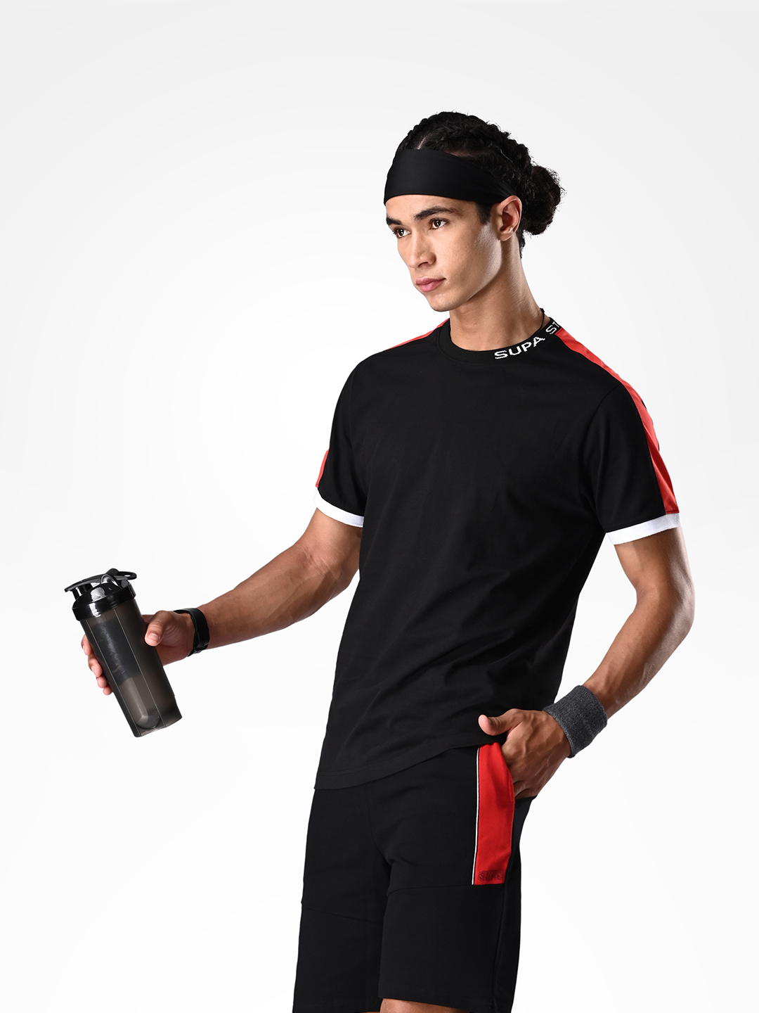 Supa Ultimate Core Black and Red T-shirt (3)