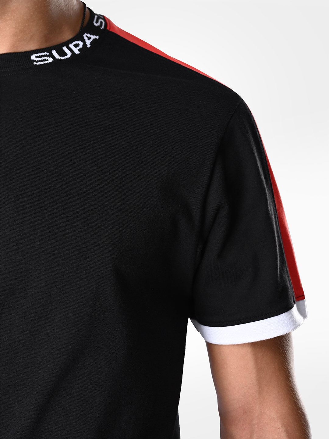Supa Ultimate Core Black and Red T-shirt (5)