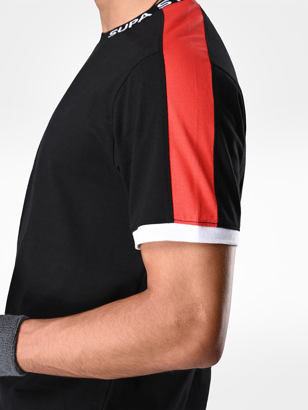 Supa Ultimate Core Black and Red T-shirt (6)
