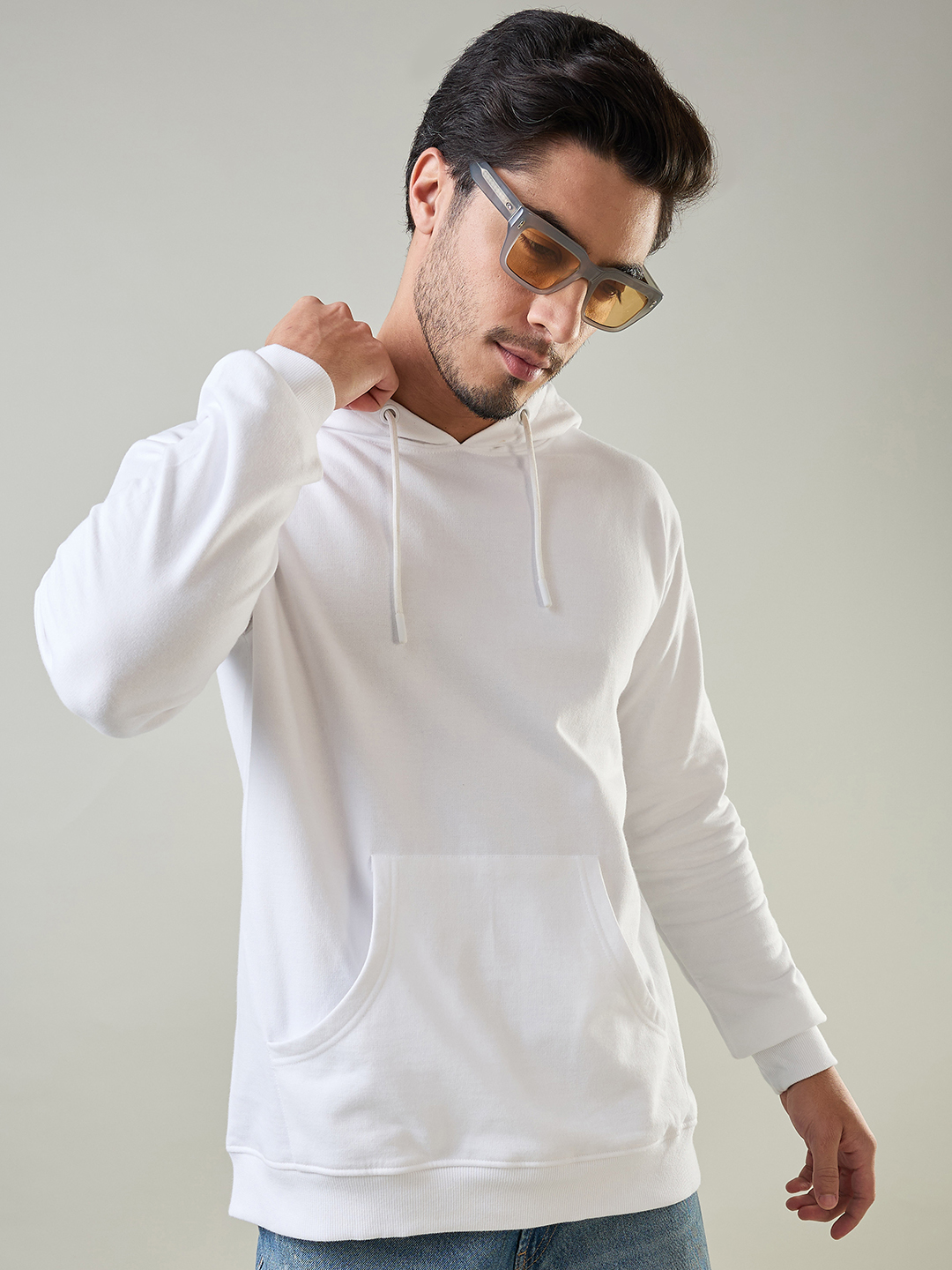 Supa White Hoodie Sweatshirt (6)