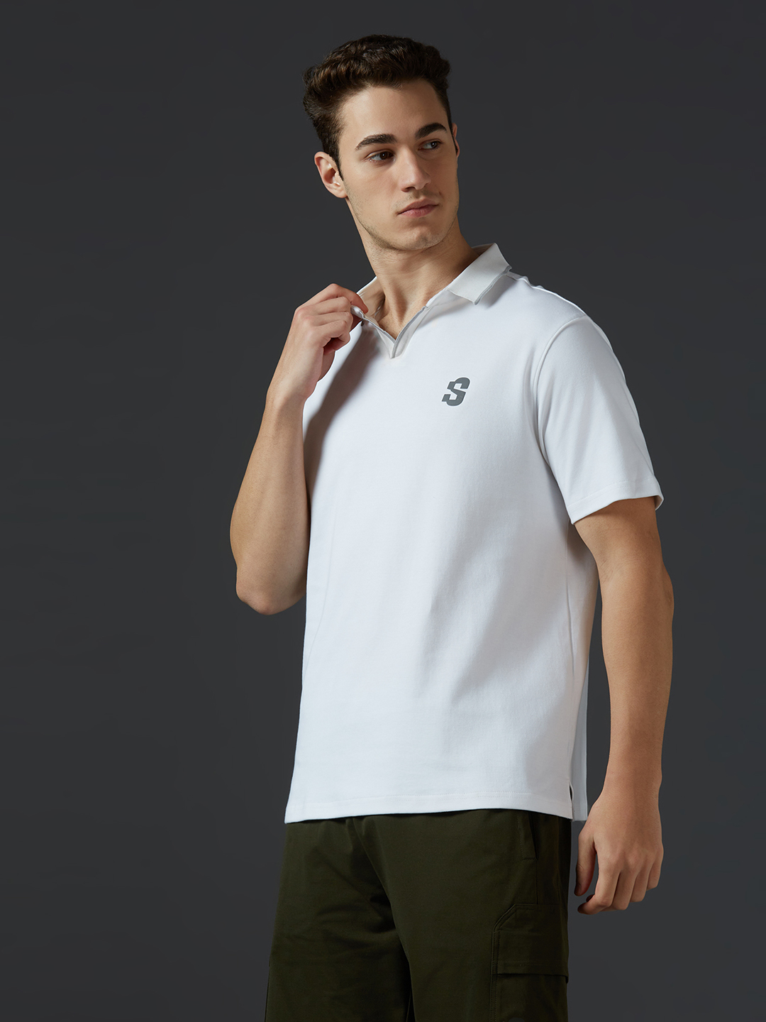 Supa White Polo T-shirt (2)