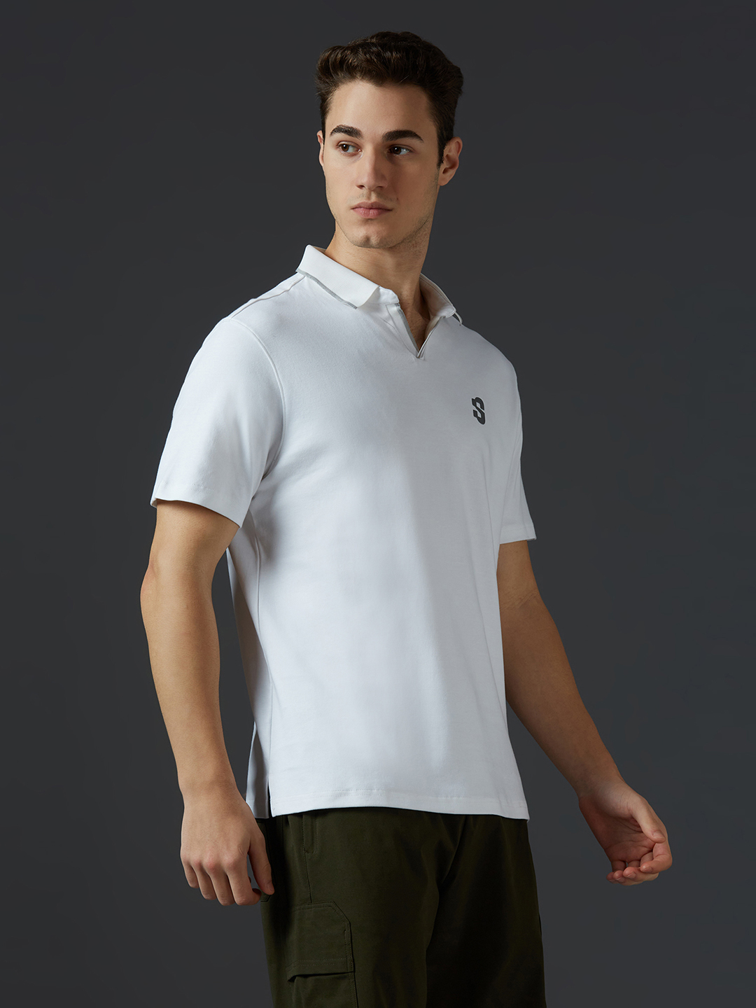 Supa White Polo T-shirt (3)