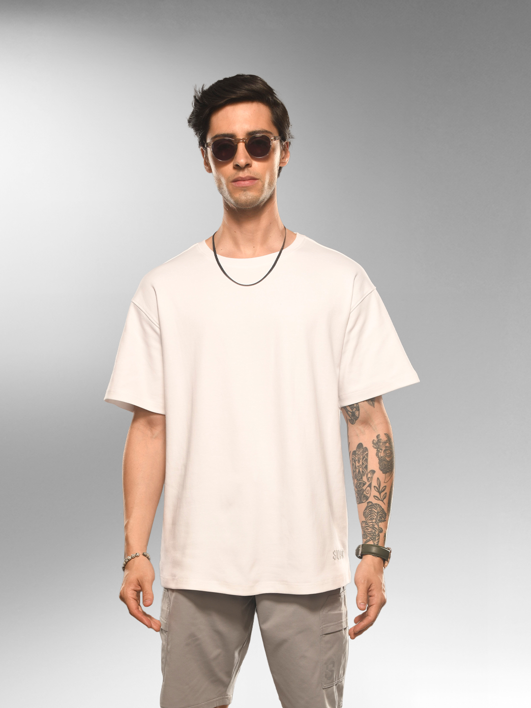 Supa WHITE R/N T-shirt