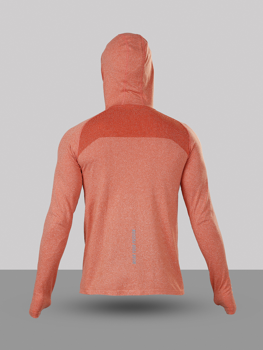 T10 Men Orange Hoodie, Full Sleeves, Soft Touch, Lightweight and Breathable, Seamless Construction, Soft and Comfortable (9)