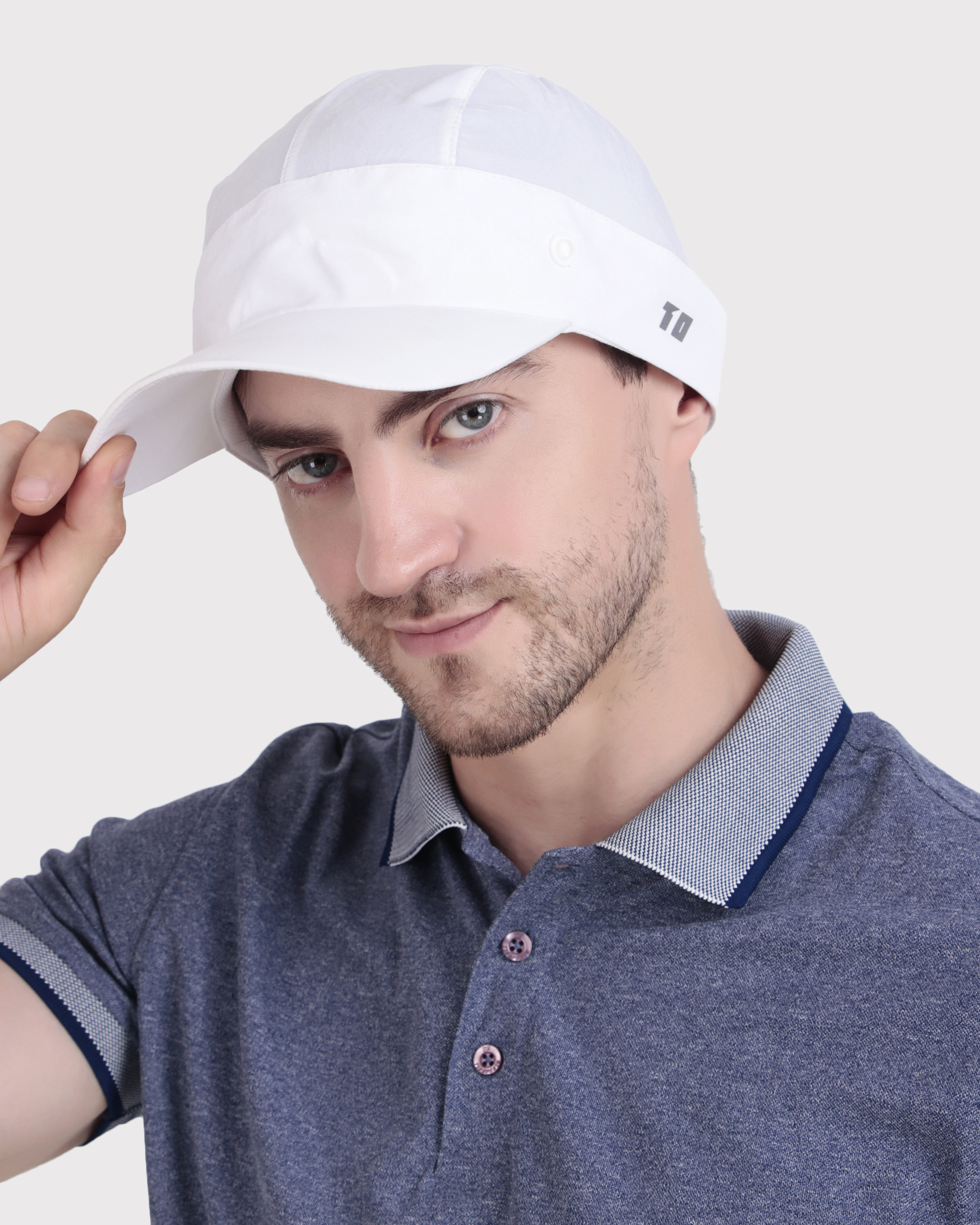 Unisex 3-In-1 Nylon Ultra Cap in White