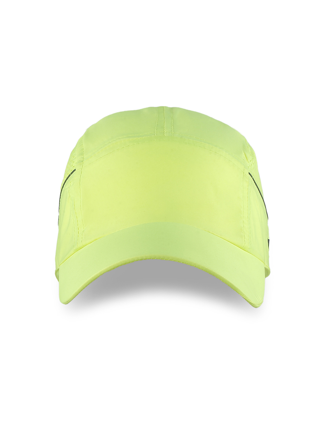 T10 Unisex Neon Green Adjustable Flyer Cap with Velcro Patch (5)