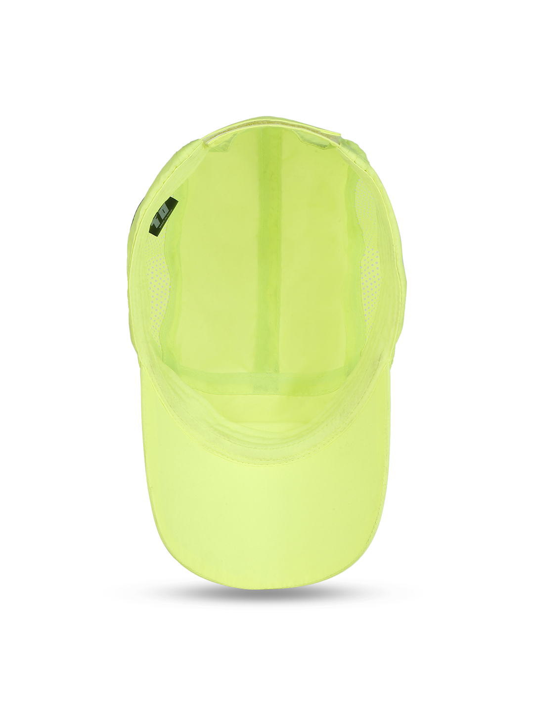 T10 Unisex Neon Green Adjustable Flyer Cap with Velcro Patch (7)