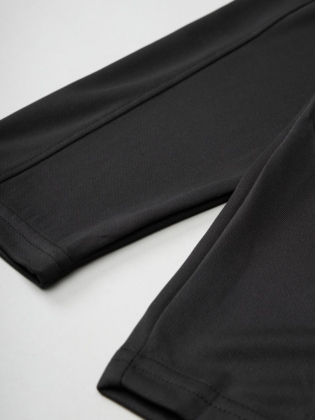 Technosport Men Black Solid Mid-Rise Slim Fit Polyester Training Track Pants (9)