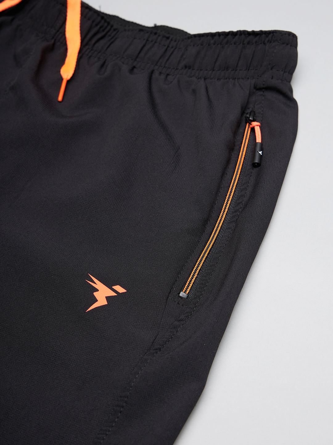 Technosport Men Black Solid Woven Shorts (6)