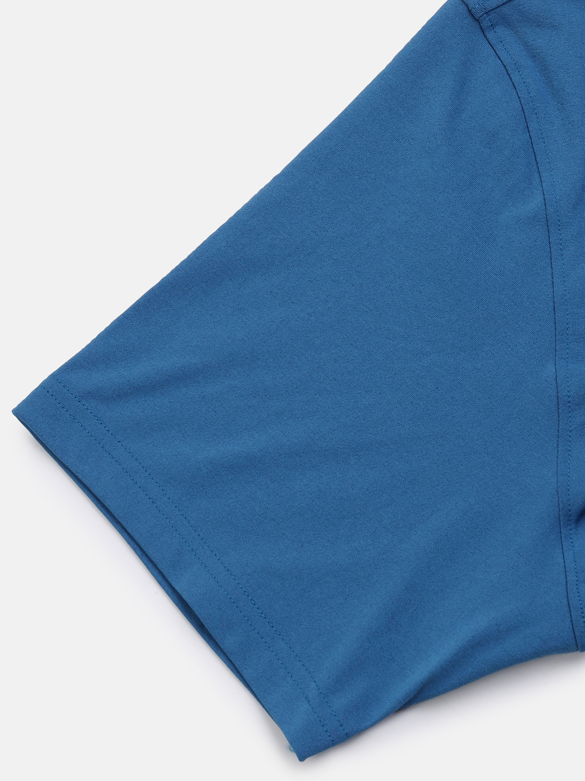 Technosport Men Crew Neck Half Sleeve Round Neck Polyester Cotflex Blue T-Shirt (8)