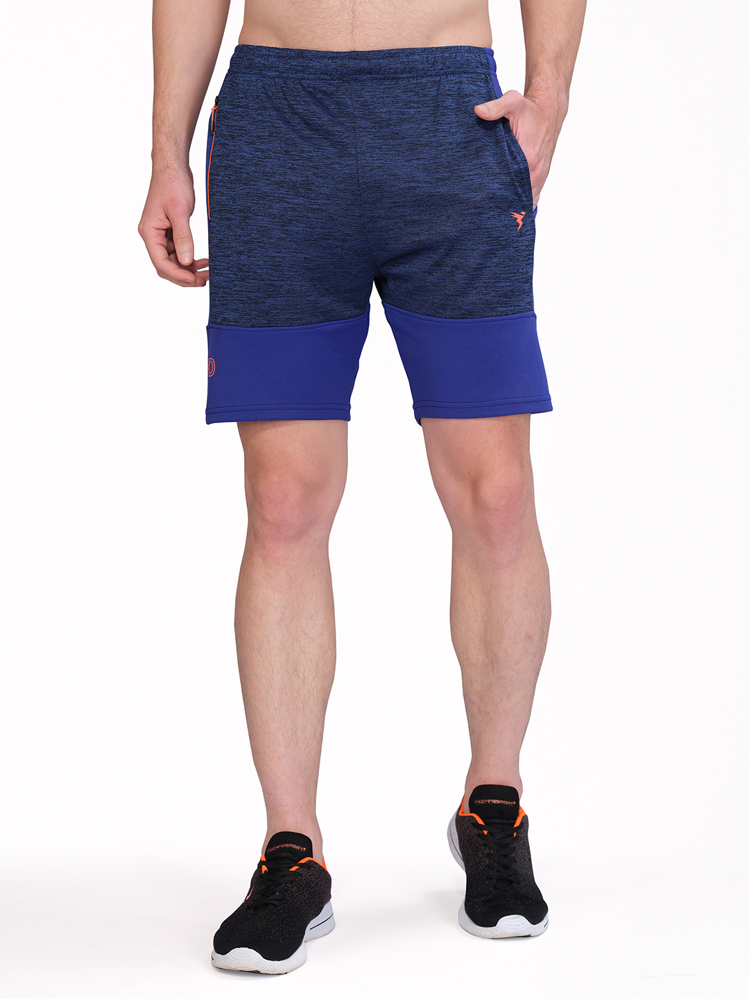 Technosport Men Denim Melange Shorts (1)