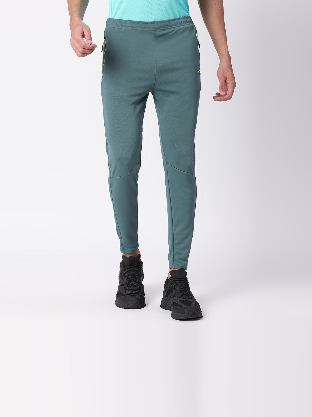 Technosport Men Hunter Green Regular Fit Active odour-free Track pants (1)