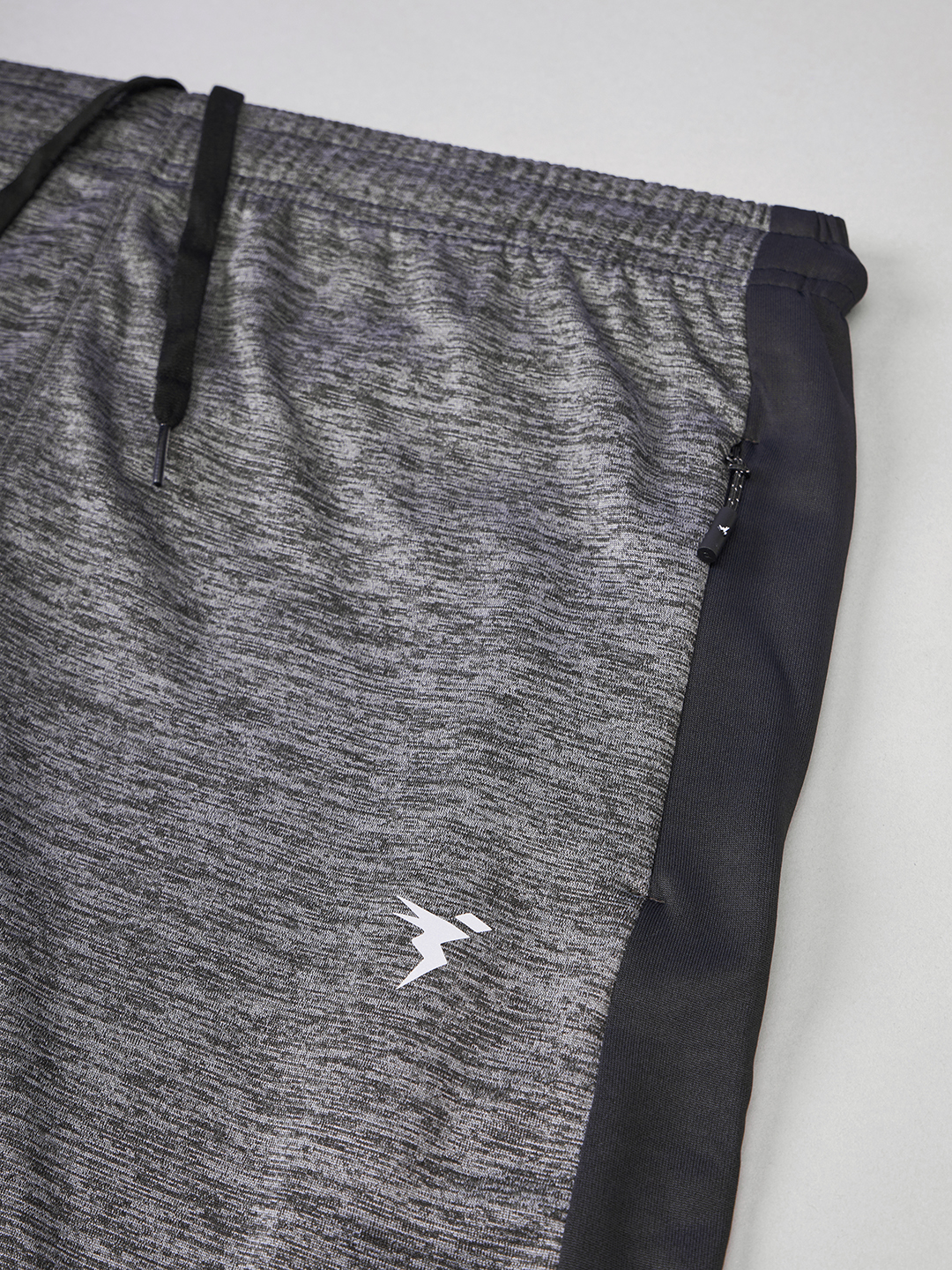 Technosport Men Light Carbon Melange Slim Fit Antimicrobial Training or Gym Sports Shorts (9)