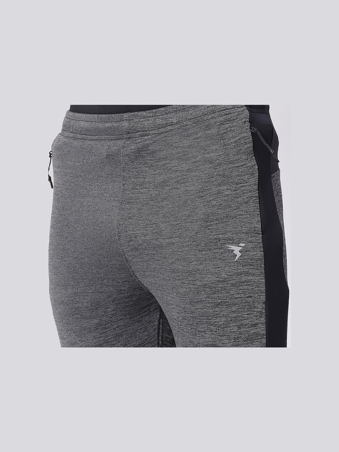 Technosport Men Lt Carbon Melange  Regular Fit Active odour-free Track pants (1)