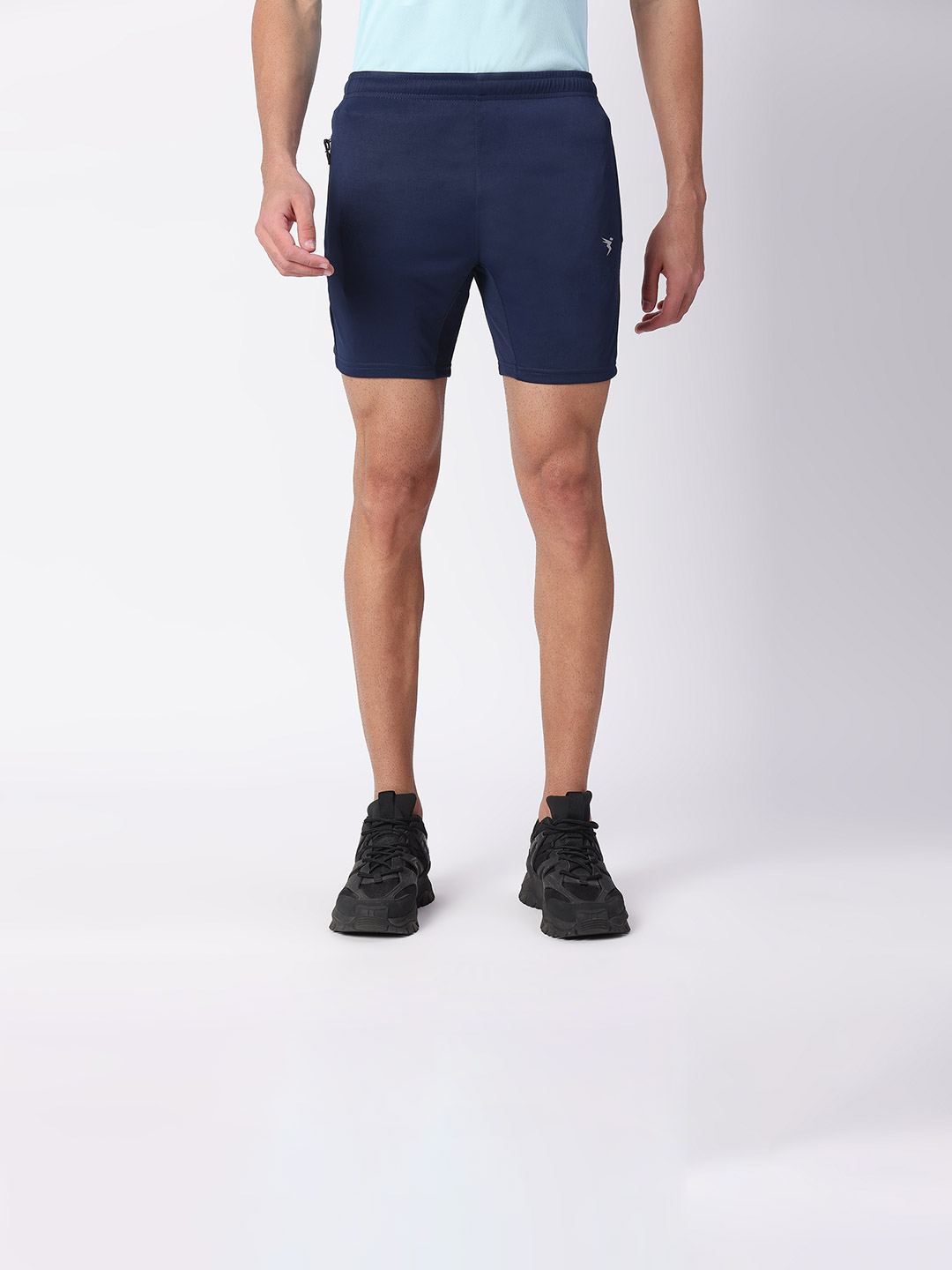 Technosport Men Navy Regular Fit Active odour-free shorts (1)