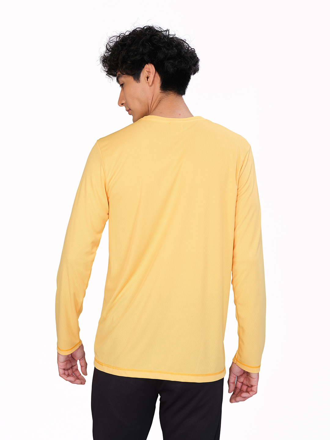 Technosport Men Pineapple Crew Neck Solid Full Sleeves T-Shirts (2)