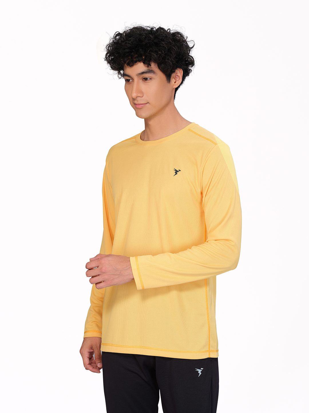 Technosport Men Pineapple Crew Neck Solid Full Sleeves T-Shirts (3)