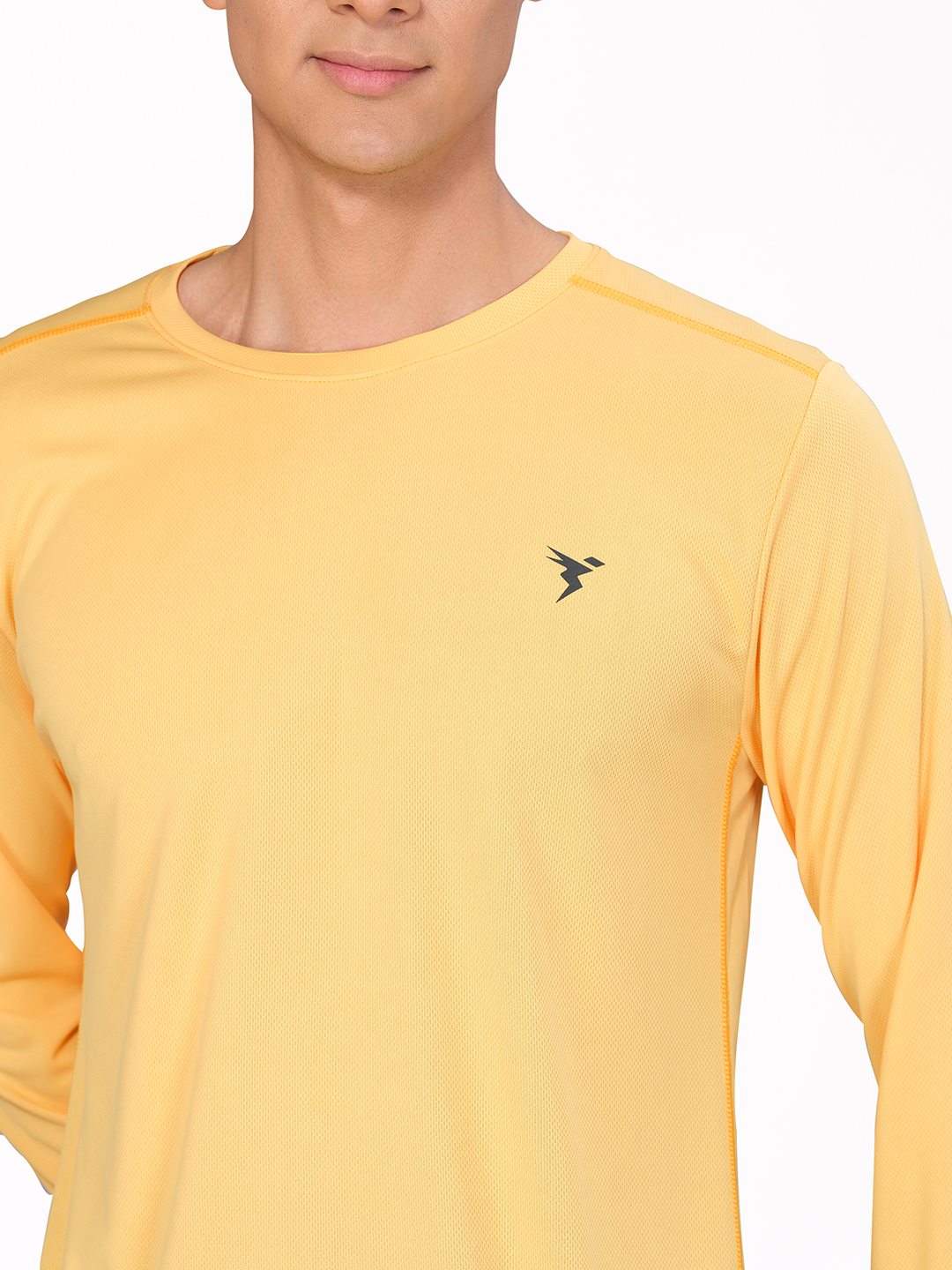 Technosport Men Pineapple Crew Neck Solid Full Sleeves T-Shirts (6)