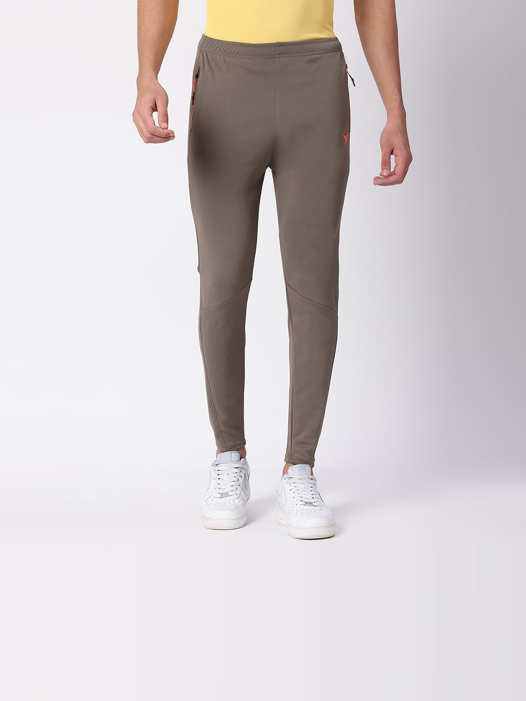 Technosport Men Stone Grey Regular Fit Active odour-free Track pants (1)