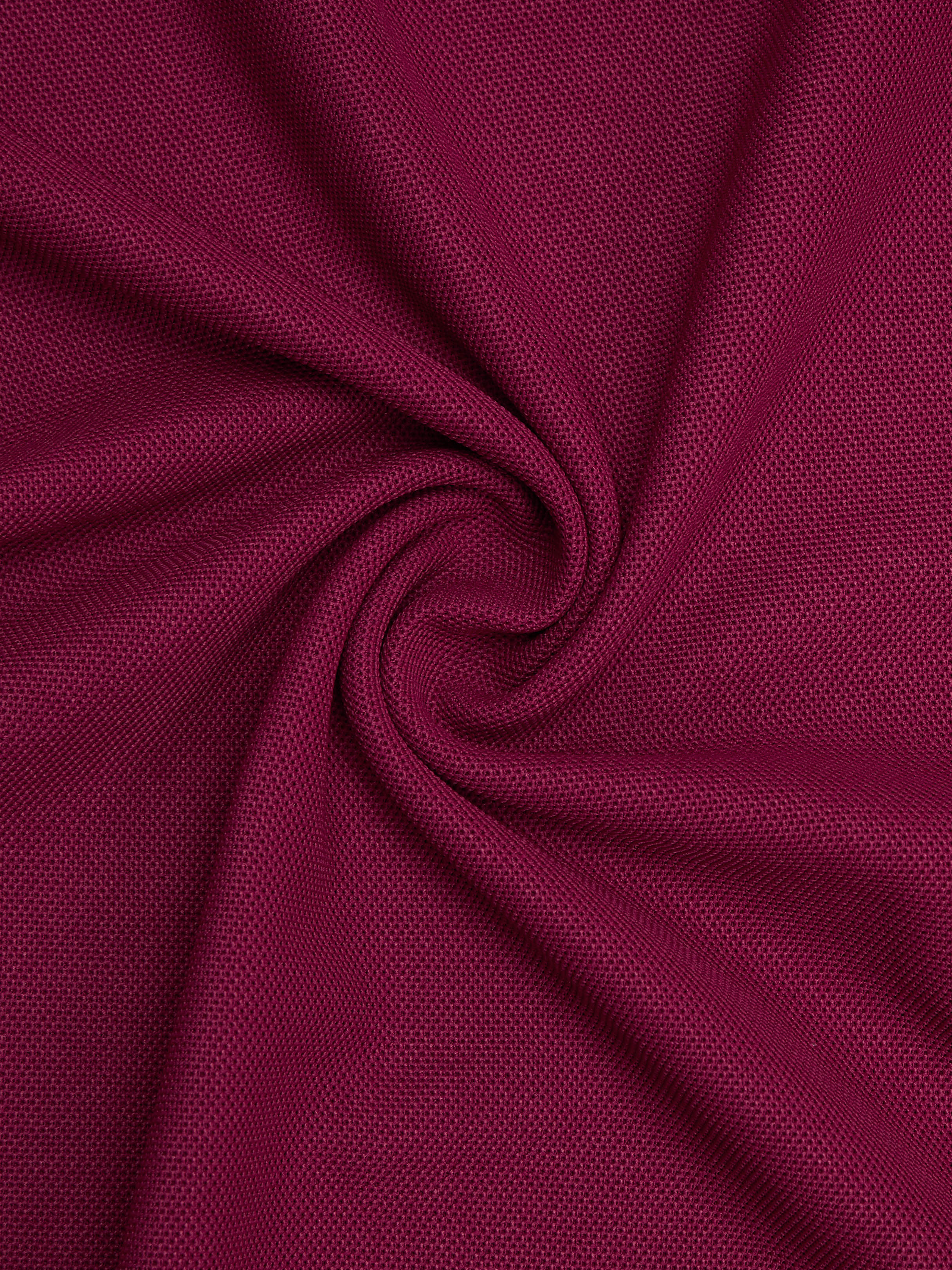 Technosport Mens Knitted active odour-free Half Sleeve Polo Collar T-shirt - Berry Red (17)