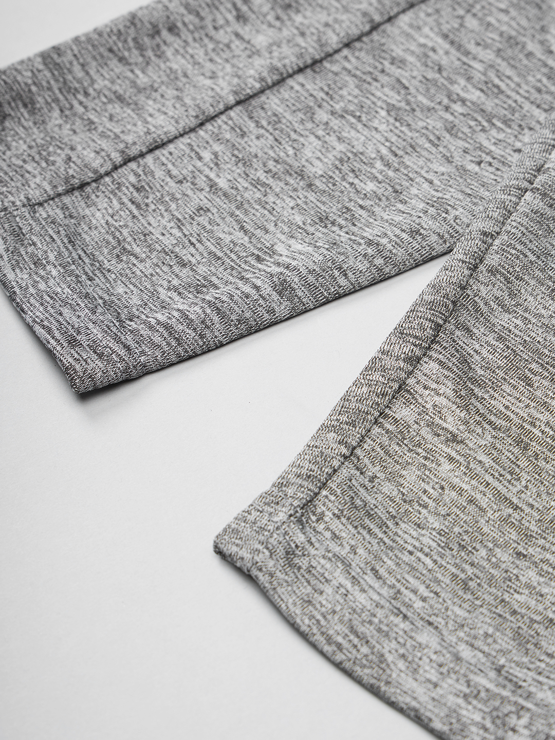 Technosport Mens Knitted active odour-free Melange Slim-Fit Track Pants - Grey (10)