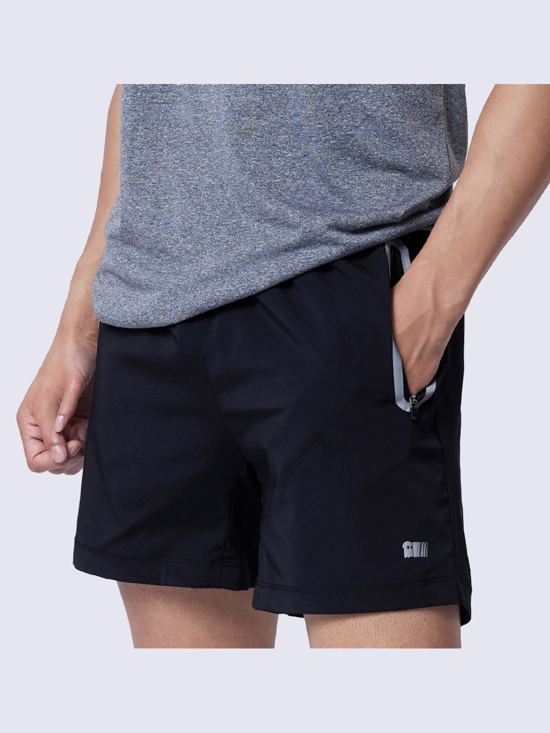 The Souled Store Men Black Solid Shorts (1)