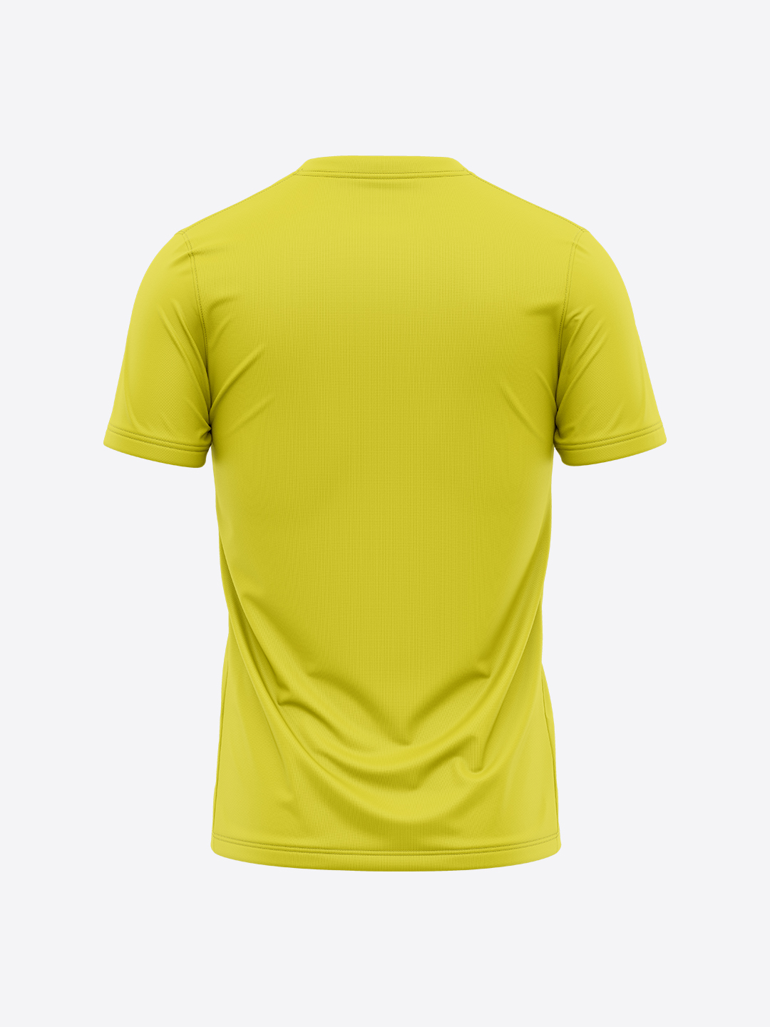 Uganda ICC Men's T20 WC-24 Yellow Logo Printed Half Sleeves Round Neck Polyester T-Shirt (2)