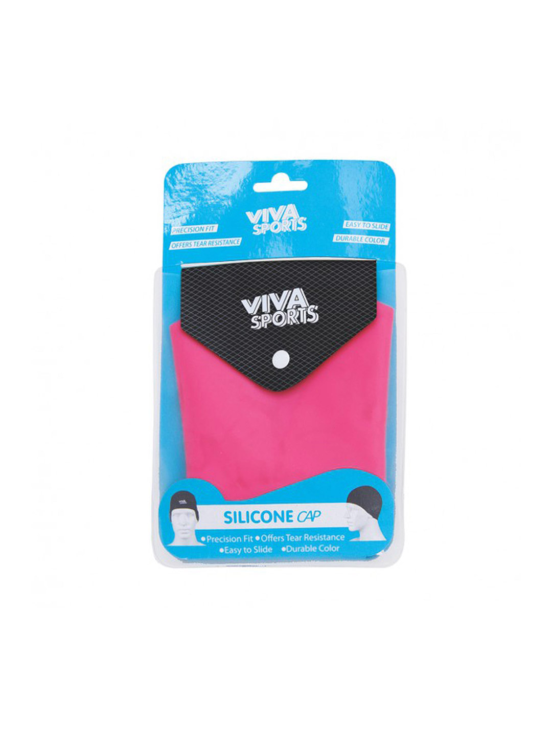 Vector X Pink Viva Swimming Cap With Eva Button (1)