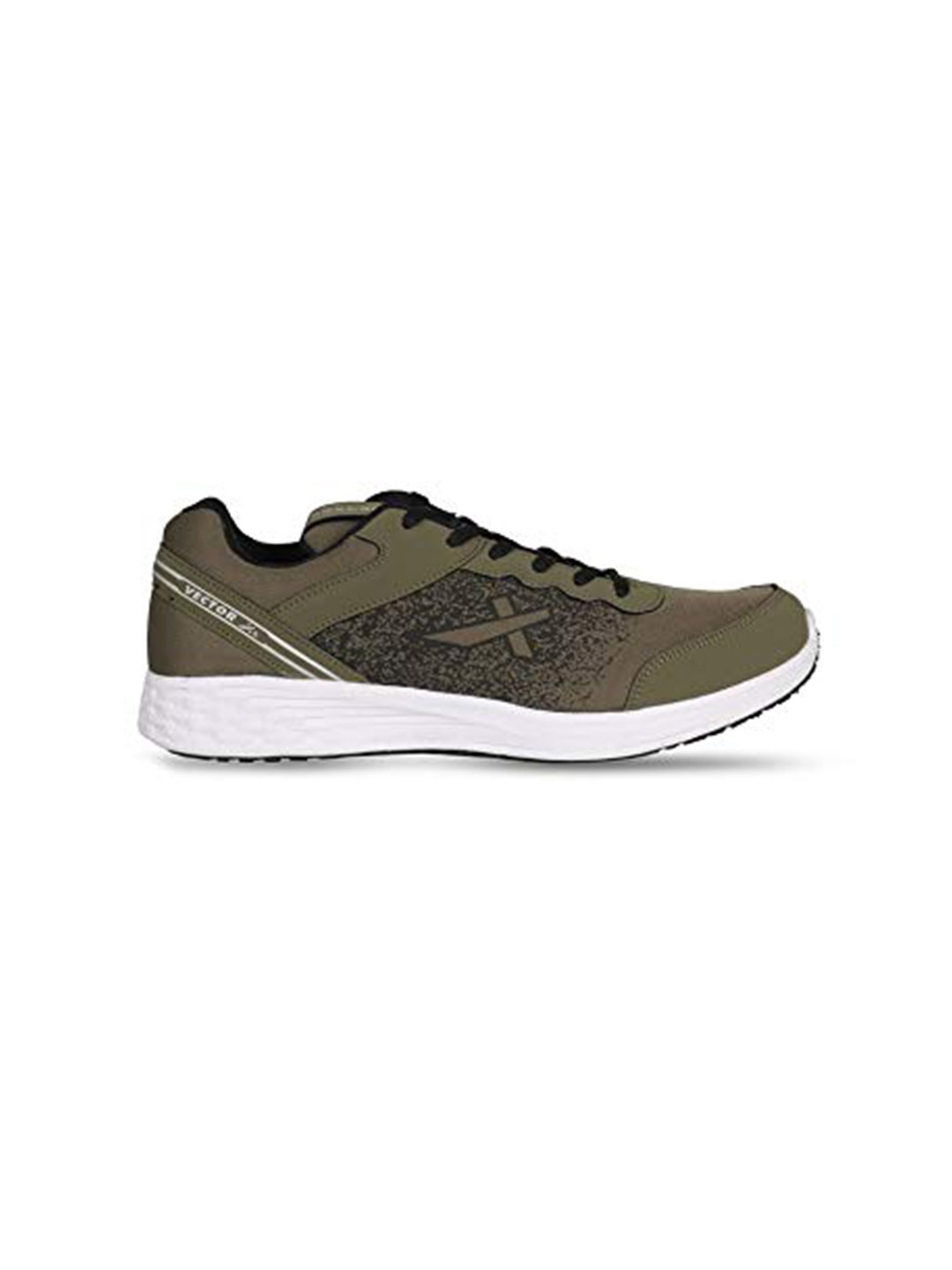 Vector X VX 7.0 Olive and Black Running shoes (1)