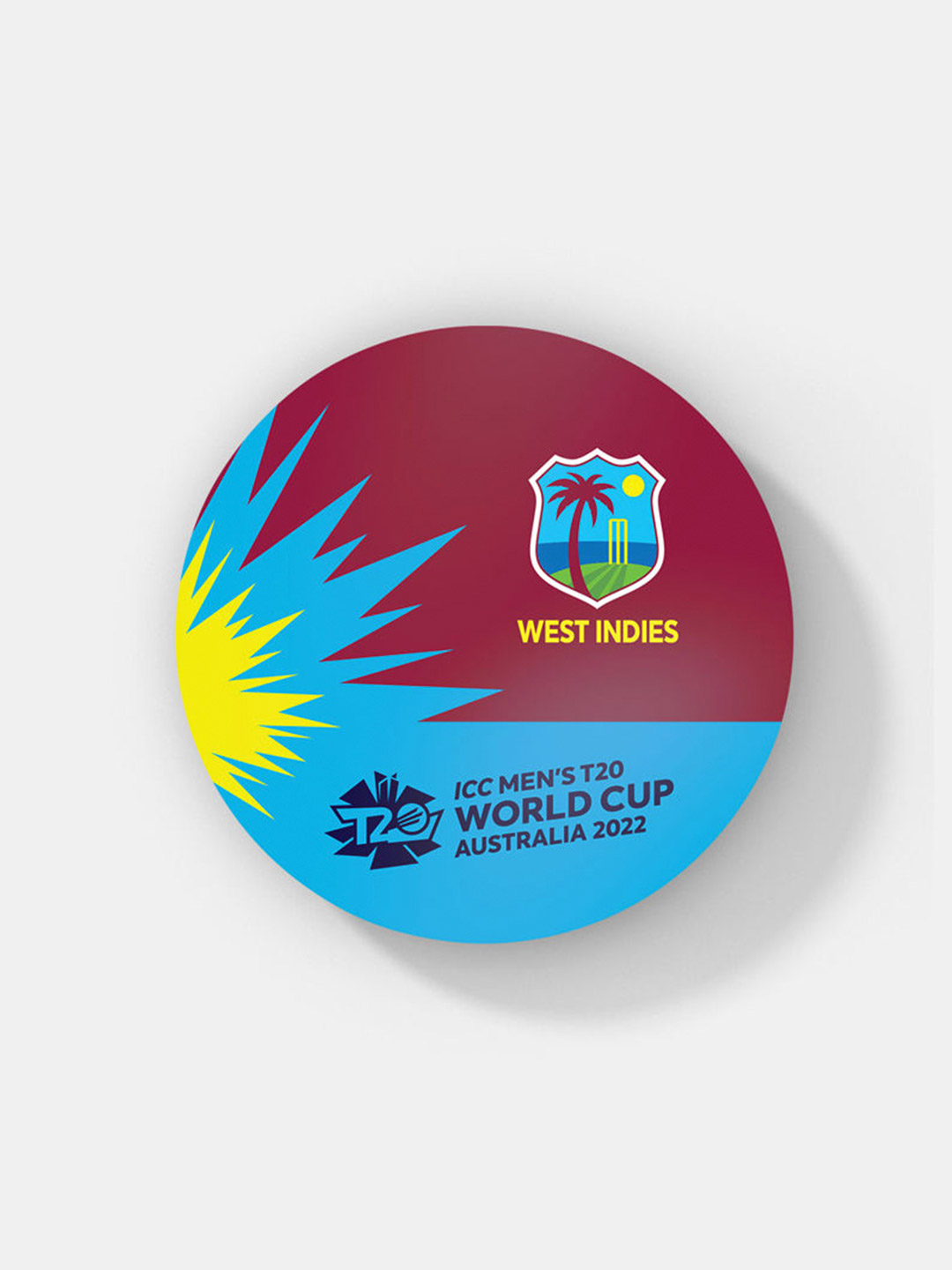 West Indies Team West Indies ICC T20 Circle Coaster (1)