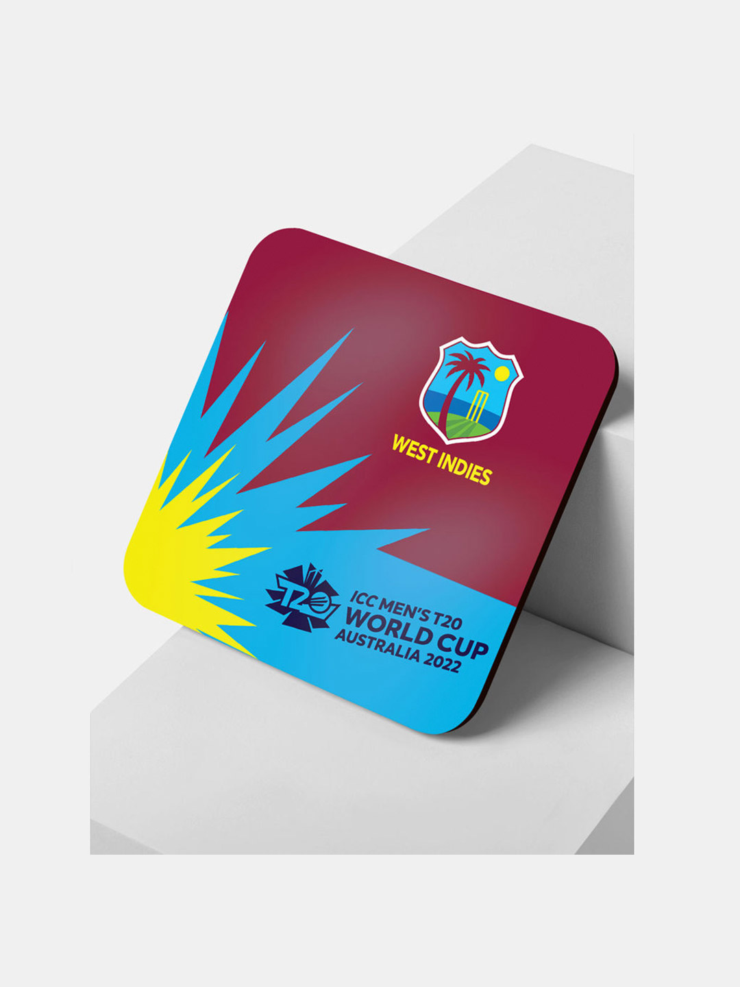 West Indies Team West Indies ICC T20 Square Coaster (5)