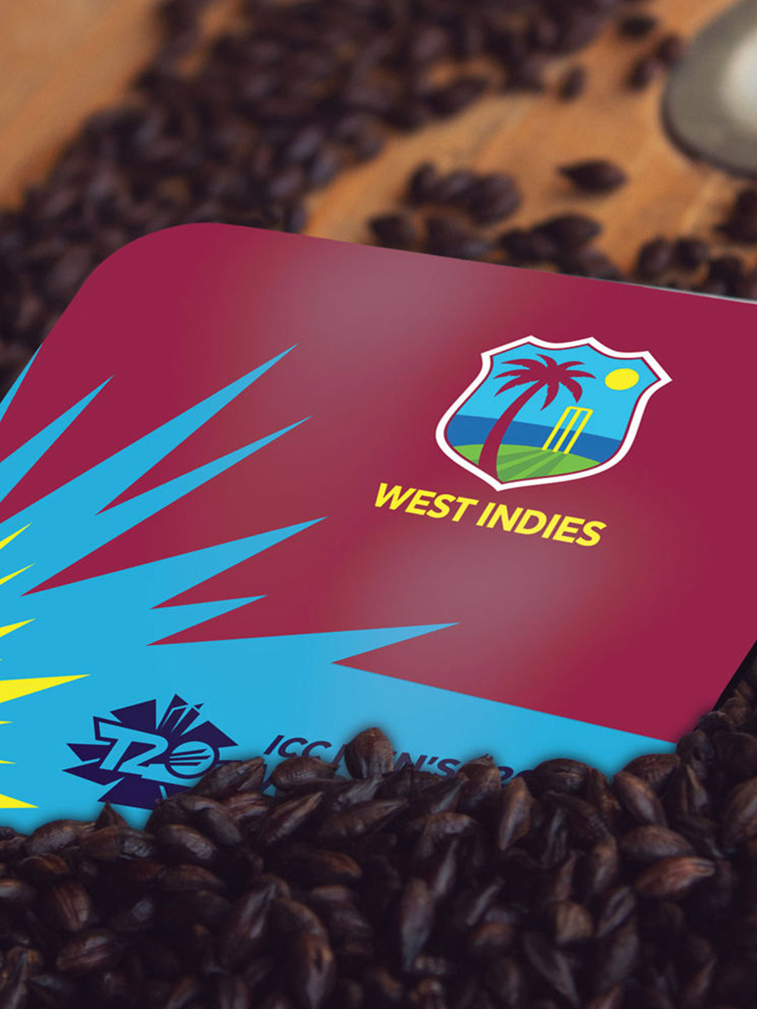 West Indies Team West Indies ICC T20 Square Coaster (4)