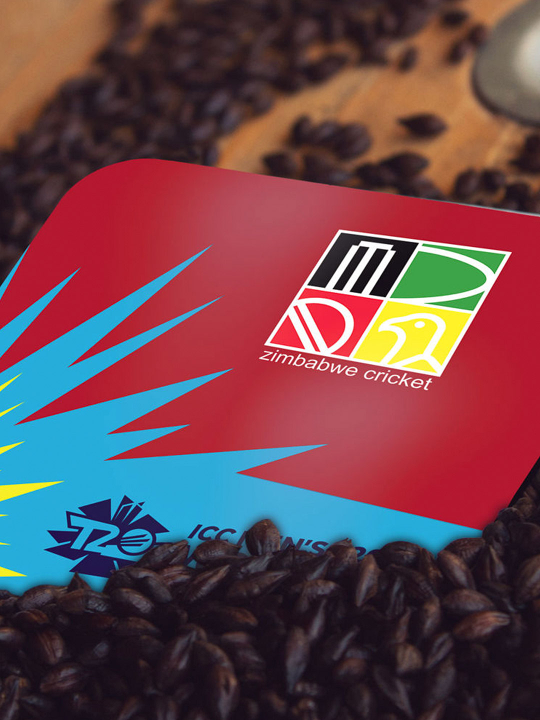 Zimbabwe Team Zimbabwe ICC T20 Square Coaster (5)